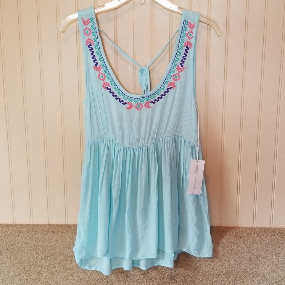 NWT Truth NYC tank top blouse medium boho …
